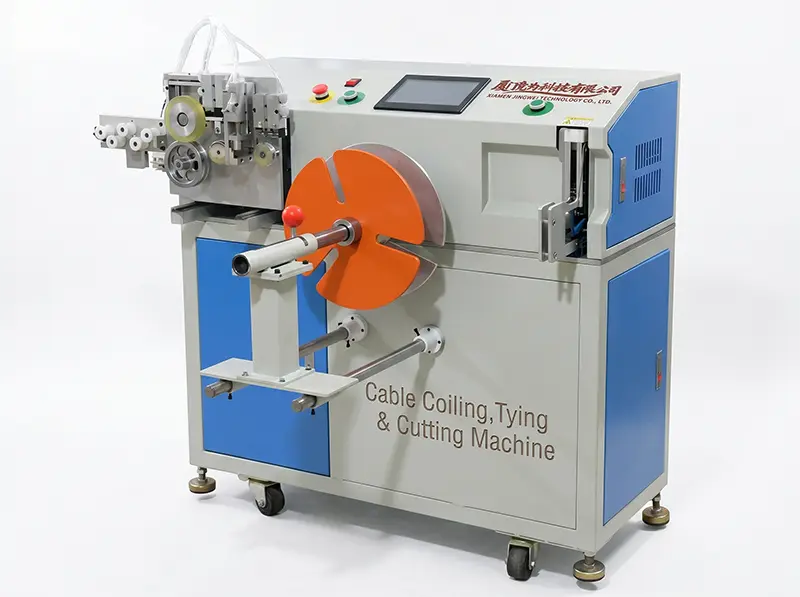 WPM-40-80: Automatische kabeloprol-, bind- en snijmachine