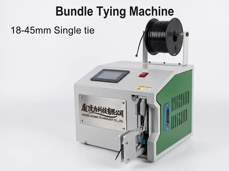 WPM-845C: Automatische bundelbindmachine met touchscreen voor 18-45 mm kabels