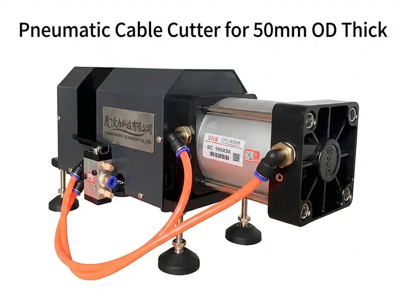 Pneumatische kabelafsnijmachine WPM-C50 - Precisie & efficiëntie voor industriële kabelbomen