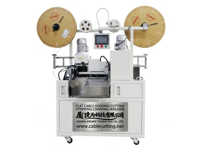 Automatische Vlakkabel Verdeel- en Krimpmachine WPM-FCCM-51 Thumb