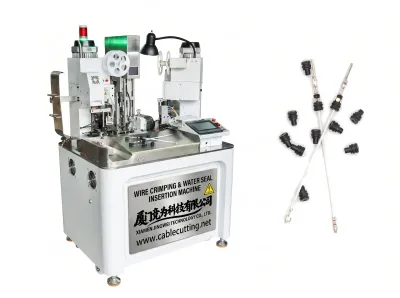 Automatische Draadkrimp- en Waterafdichtingsinvoegmachine WPM-078H - Automatische Terminalkrimpmachine