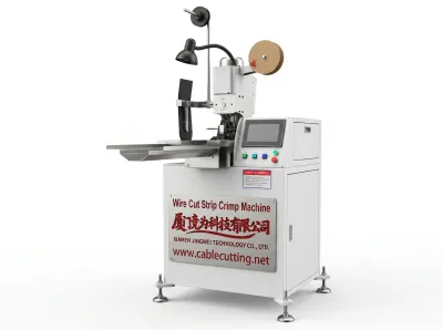 Volautomatische Kabelkrimpmachine voor Draadknippen, Strippen en Krimpen WPM-151 - Automatische Draadkrimpmachine