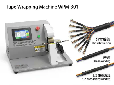 Automatische Tapewikkelmachine voor Spoelen en Kabel - WPM-301