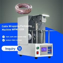 Semi-automatische Kabel Wikkel Verpakker WPM-120X - Oprol- en Bindmachine