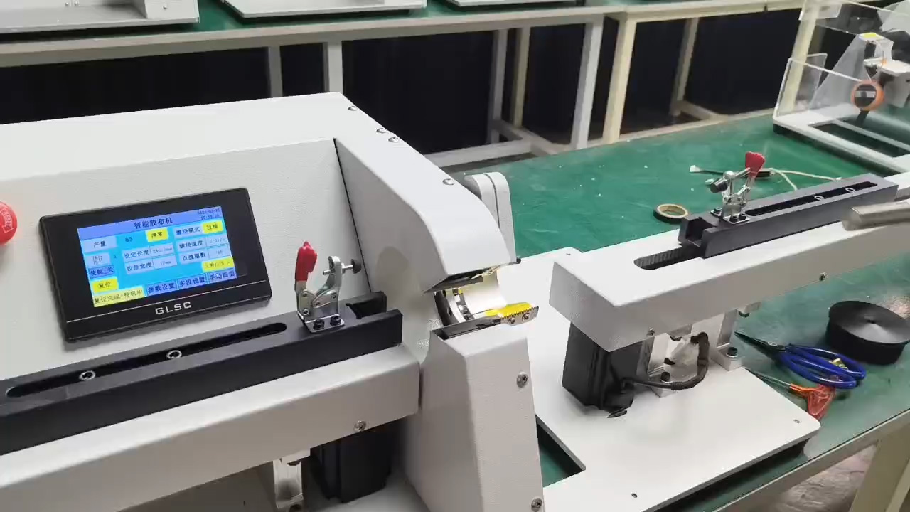 Bandwikkelmachine met dubbelzijdig draadtrekken – JW-303KL-1m – Precisie wikkelen voor industriële kabels