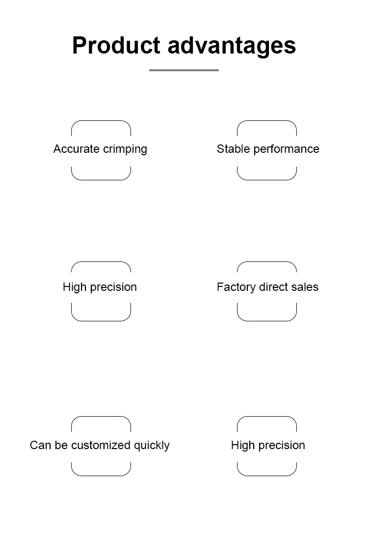  Aangepaste krimpvorm, draadkrimpmachinematrijs, zeskantige vorm, verandering voor de terminalmachine 
