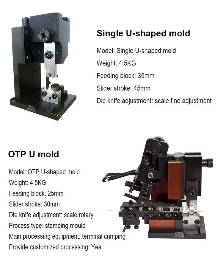  OTP U-vormige mal, Terminal Machine Applicator, Otp Mold, Otp Terminal Mould
