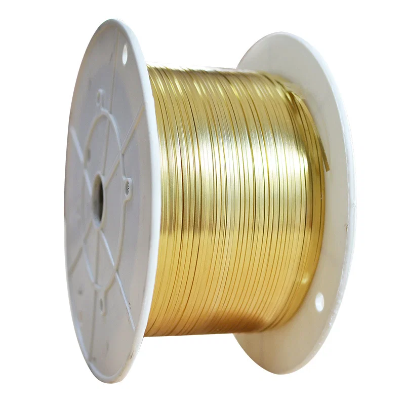 Kopertape voor lasmachine, koperen riem voor draadverbinding Gezamenlijke machine, koperen strips krimpen persen H65 messing 