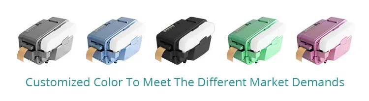 Gegomde papieren tapemachine, Gegomde tapemachine, Kraft gegomde tapemachine