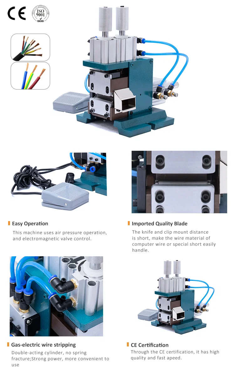 Draad strippen draaiende machine, draad strippen draaiende machine, pneumatische draad strippen draaien, parallelle draad draaien machine