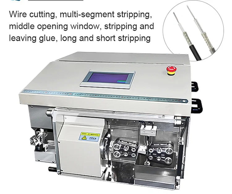 Automatic Coaxial cable cutting stripping machine, Cable Stripping Machine, Coaxial Cable Stripping Machine, Stripping Machine, Flexible Coaxial Wire Peeling Machine, Coaxial Wire Cutting Peeling Machine, Automatic Coaxial Cable Wire Stripping Machine Automatische coaxiale kabelknipstripmachine, Kabelstripmachine, Coaxiale kabelstripmachine, Stripmachine, Flexibele coaxiale draadschilmachine, Coaxiale draadsnijschilmachine, Automatische coaxiale kabeldraadstripmachine