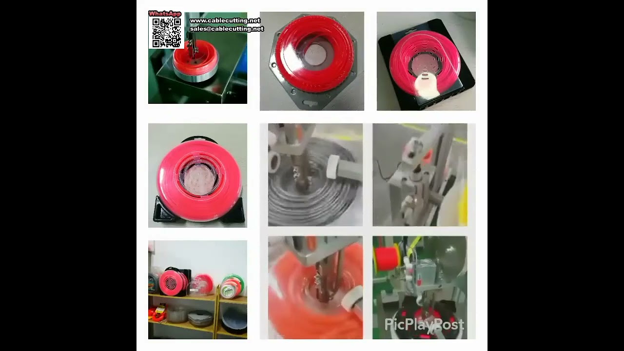 Hogesnelheids automatische blisterwikkelmachine voor trimmerdraad productie