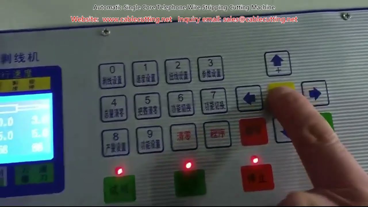 Automatische Enkeladerige Telefoondraad Stripper en Snijmachine – Hoge Precisie