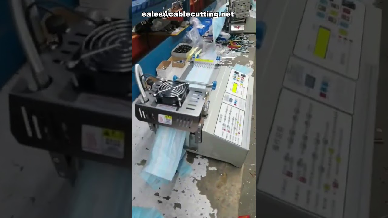 Automatische touwsnijmachine – Heetmes snijder voor polyester banden & elektrische kabels