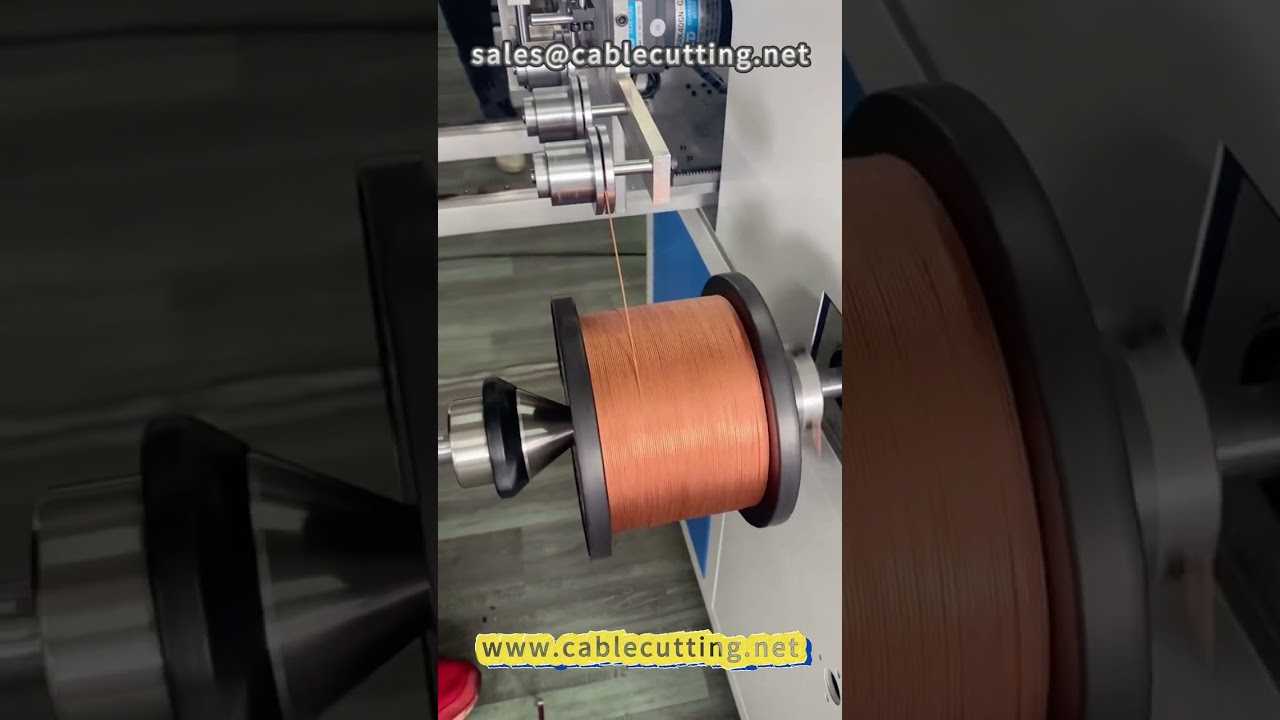 Gevlochten koperdraad opwindmachine: efficiënte haspelmachine voor draad en kabel #opwindmachine #koperdraad #draadverwerking