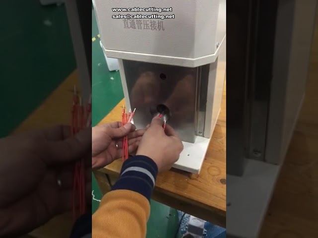 Automatische terminalkrimpmachine 0,2-6mm² – voor elektronica, autowire harnesses en kabels