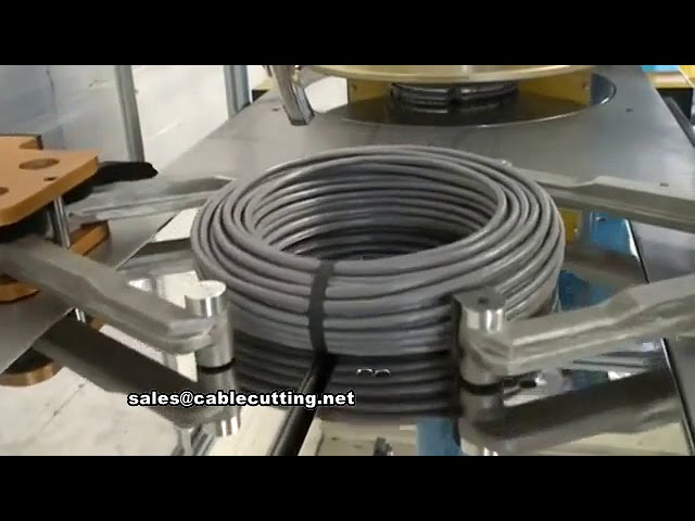 Automatische opwikkel- en bandeermachine voor buizen