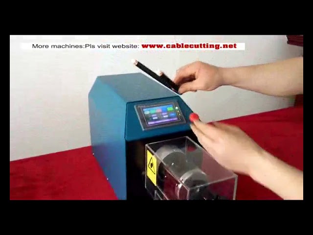 Programmeerbare coaxkabel stripmachine voor hoge precisie