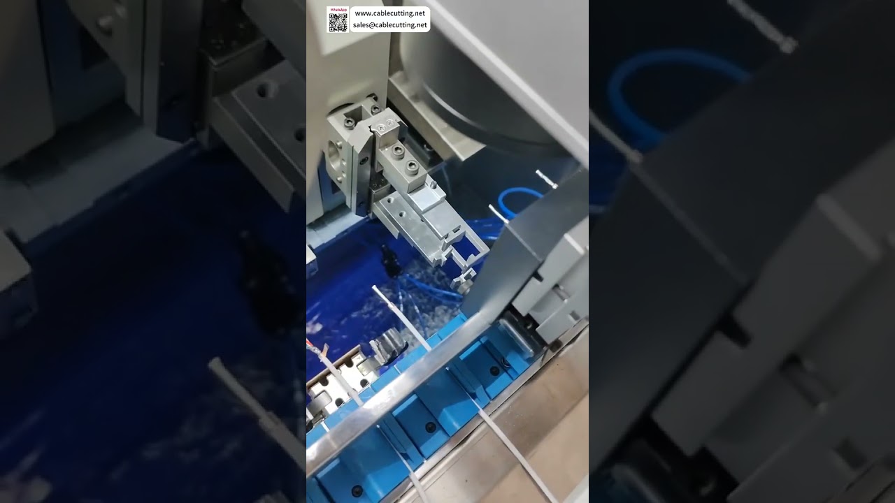 Automatische Kabel Voorbewerkingsmachine - Strippen, Borstelen, Twisten, Foliewikkelen & Lasersnijden