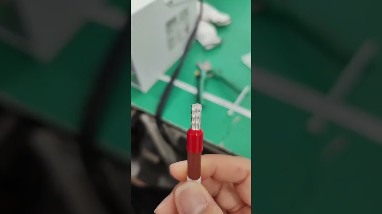 Elektrische terminalkrimpmachine | Krimpen van buisconnectoren #fabriek #machine #koper