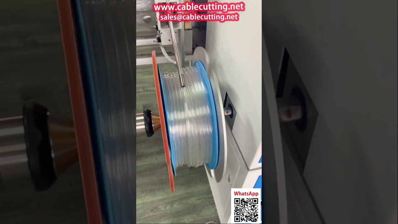 Professionele PU pneumatische slang opwikkelmachine met meterteller