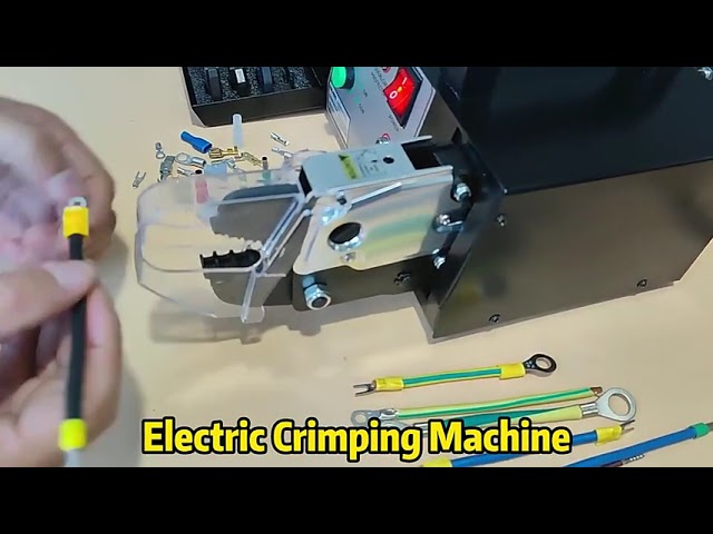 Elektrische krimpmachine voor RCCN circulaire O- en Y-type koudpersklemmen - Ideaal voor elektronische apparaten