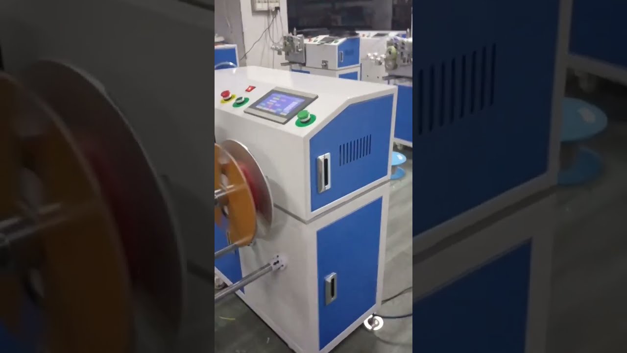 RVB Rood/Zwart Dubbele Parallelle Draad Meet- en Oprolmachine - Model 114 | Efficiënte kabelverpakkingsautomatisering