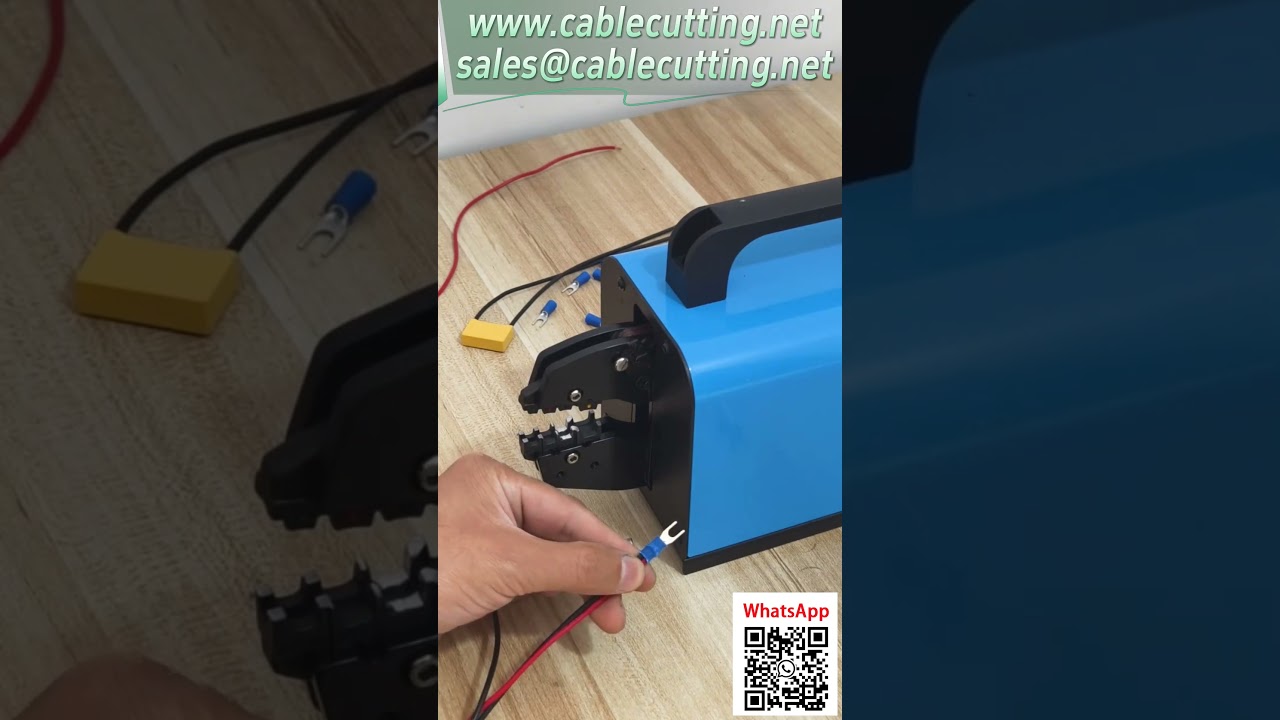 16M Verticale Pneumatische Krimpmachine – Snel wisselen van matrijzen voor diverse terminals