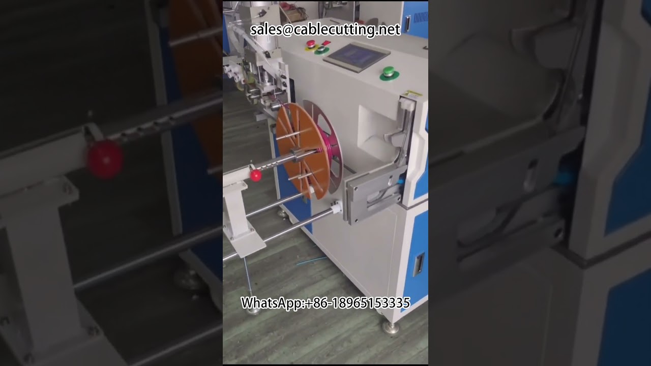 Kabelopwikkelmachine | Meter tellen & rij snijden | Wikkel- en bindmachine