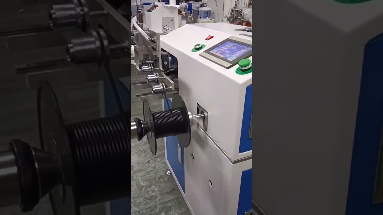 Veelzijdige draadopwikkelmachine voor diverse maten – exacte meting & strak oprollen