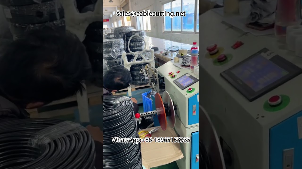 Automatische meter-tellende opwikkelmachine | Draadverwerking & Automotive kabelboom
