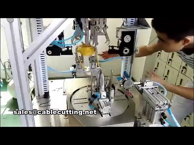 Automatische O-vorm twist-tie machine voor lange netwerkkabels | Draadwikkel- en bundelmachine