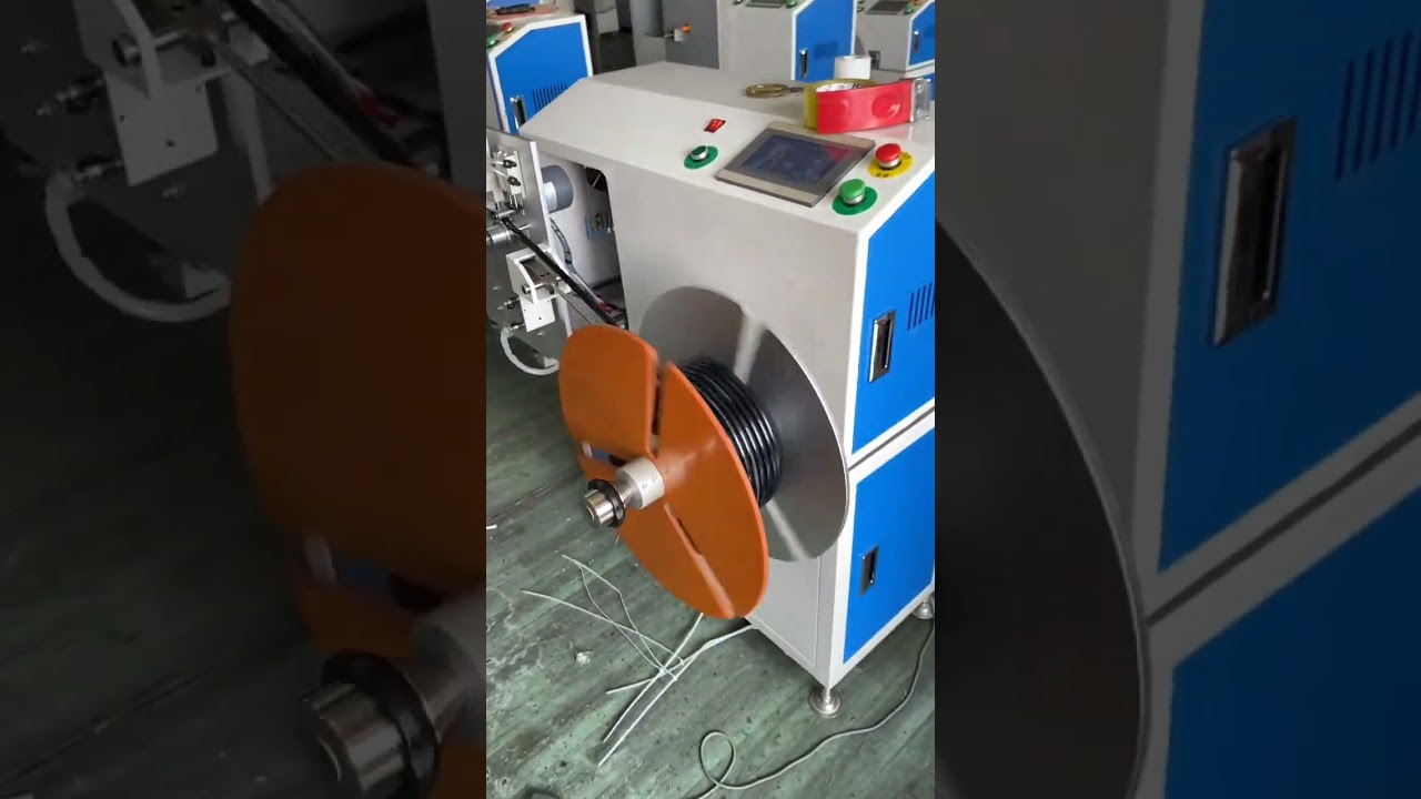 Automatische meter tellen, sorteren, snijden & buizen opwikkelmachine voor 1-16 mm diameter PVC/rubber