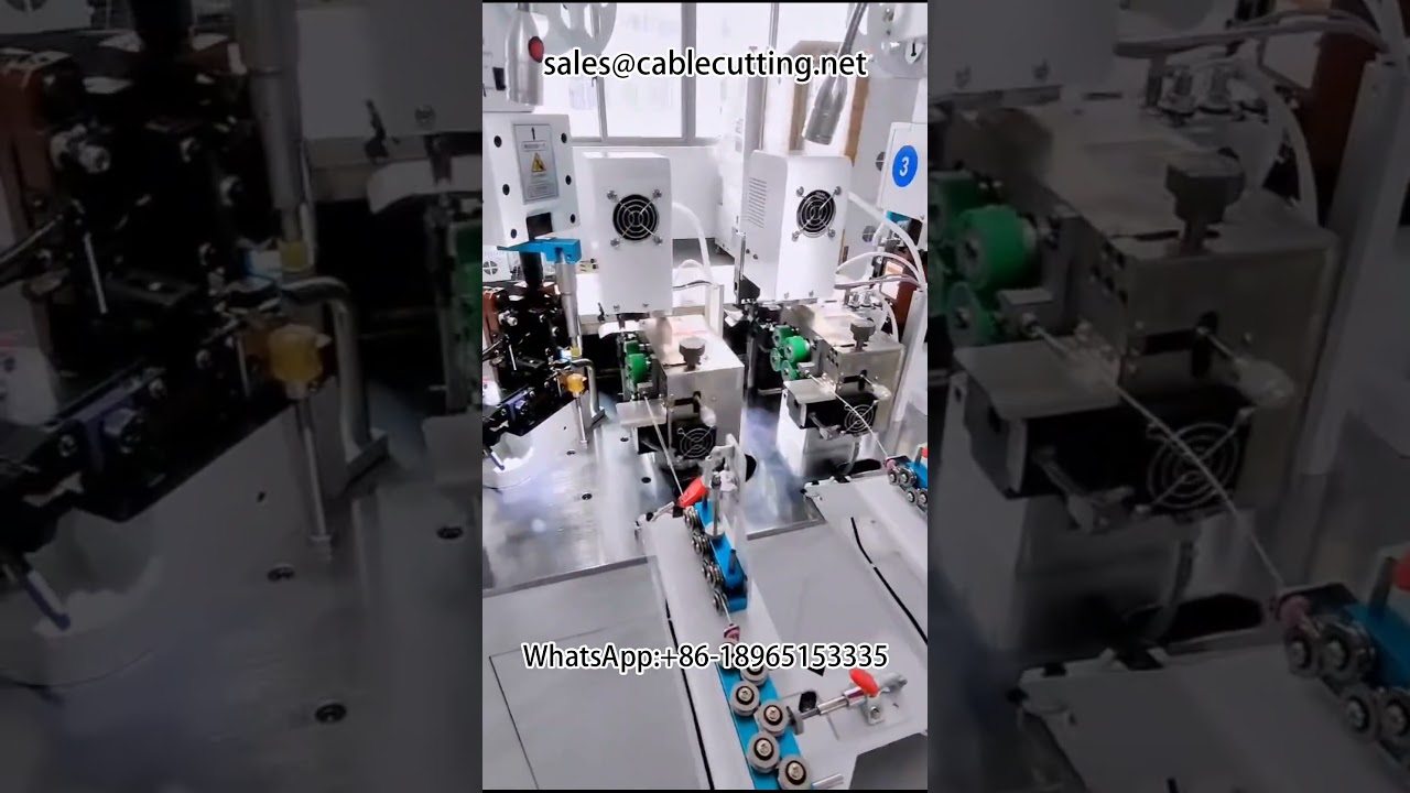 Volledig automatische krimp- en terminalmachine voor kabelbomen | Stripmachine | Automatische draadverwerking