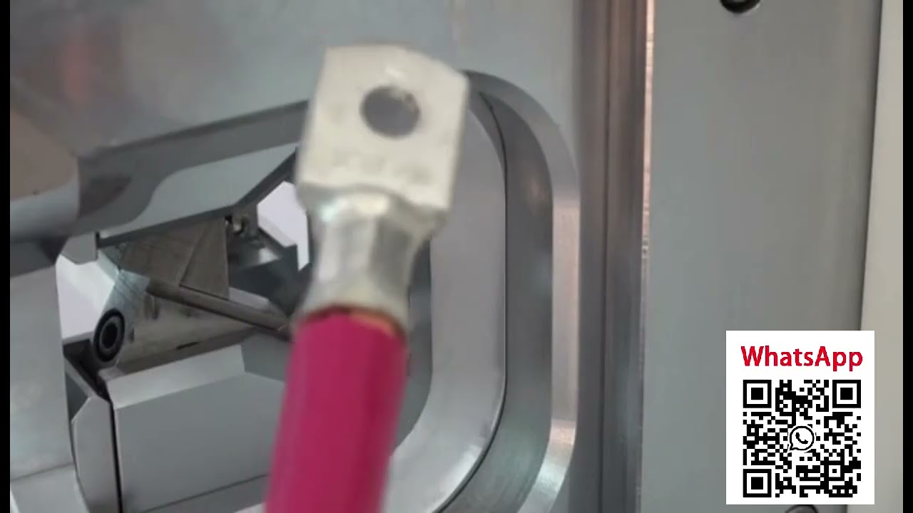 120mm² Servo Krimpmachine – Matrijsvrij & Snel Wisselen van Terminalgrootte