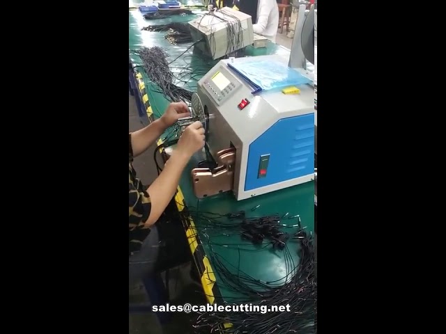 Automatische oortelefoon draadopwind- en bindmachine voor productielijnen