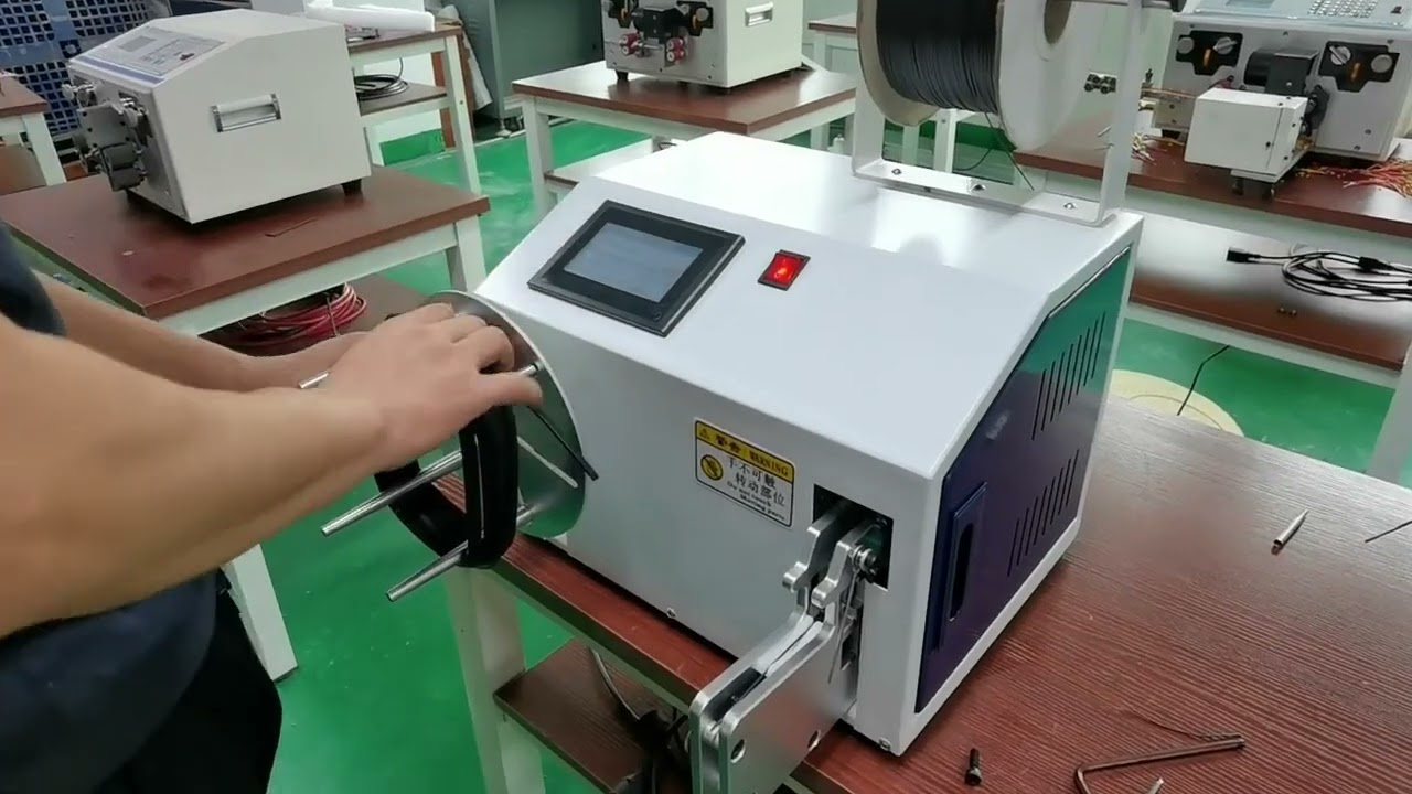 Automatische draadwiksel- en bindmachine voor 3 meter draad – Echte werking