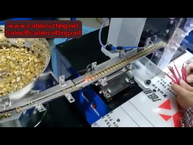 Semi-automatische enkele terminalkrimpmachine met feeder - Handmatige kabelpersmachine