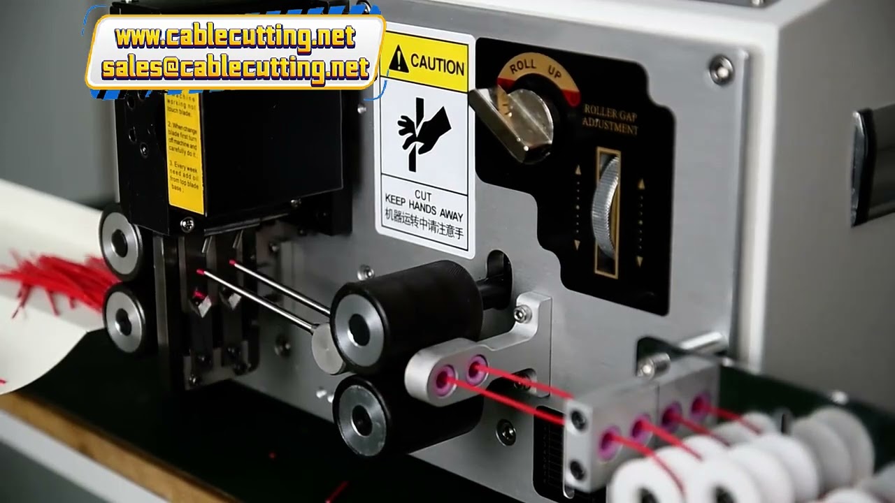 2-lijns elektrische kabelstripmachine met extra messenset – efficiënt knippen en strippen