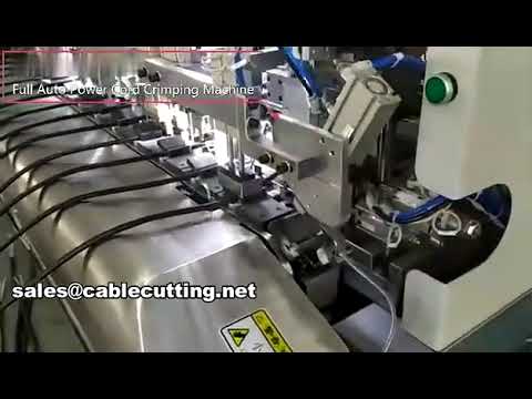 Volledig automatische kabelverwerkingsmachine WPM-3600A – Knippen, strippen & crimpen van US/EU stekkerkabels