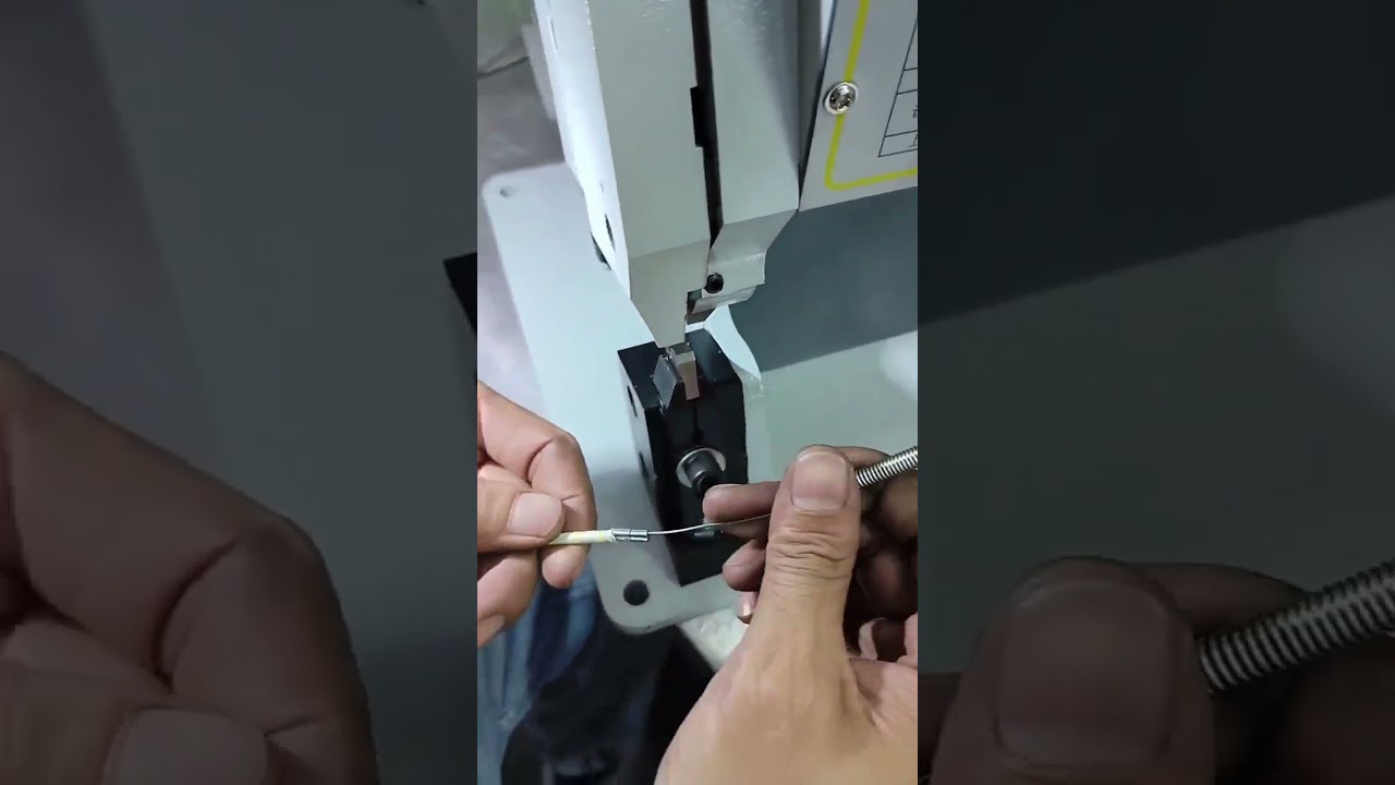 3T Koperband Machine - Crimpen van 5mm Stalen Band (Echte Video) #fabriek #machine #gereedschap
