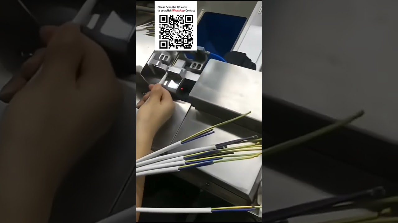 Automatische multi-core draadstripper met variabele lengte | Slimme productie automatisering