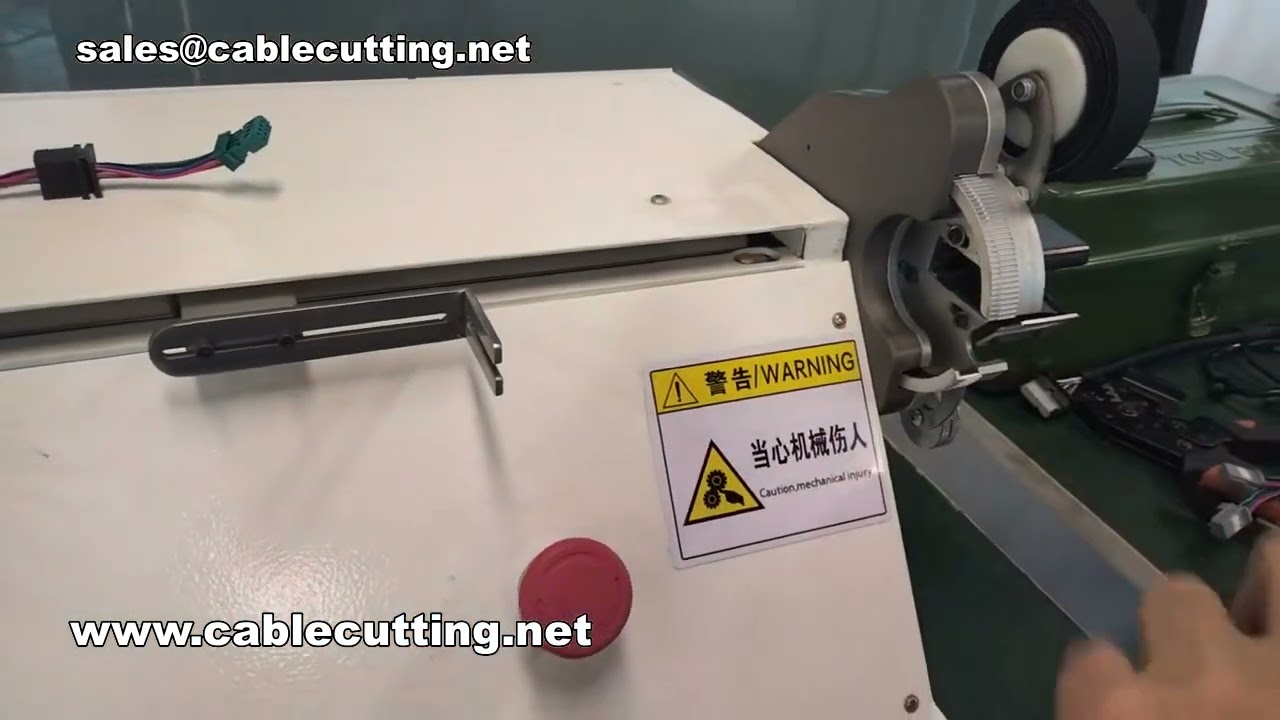 Continue tapemachine voor acetaattape – instelbare snelheid & afstand – automatisering kabelbomen