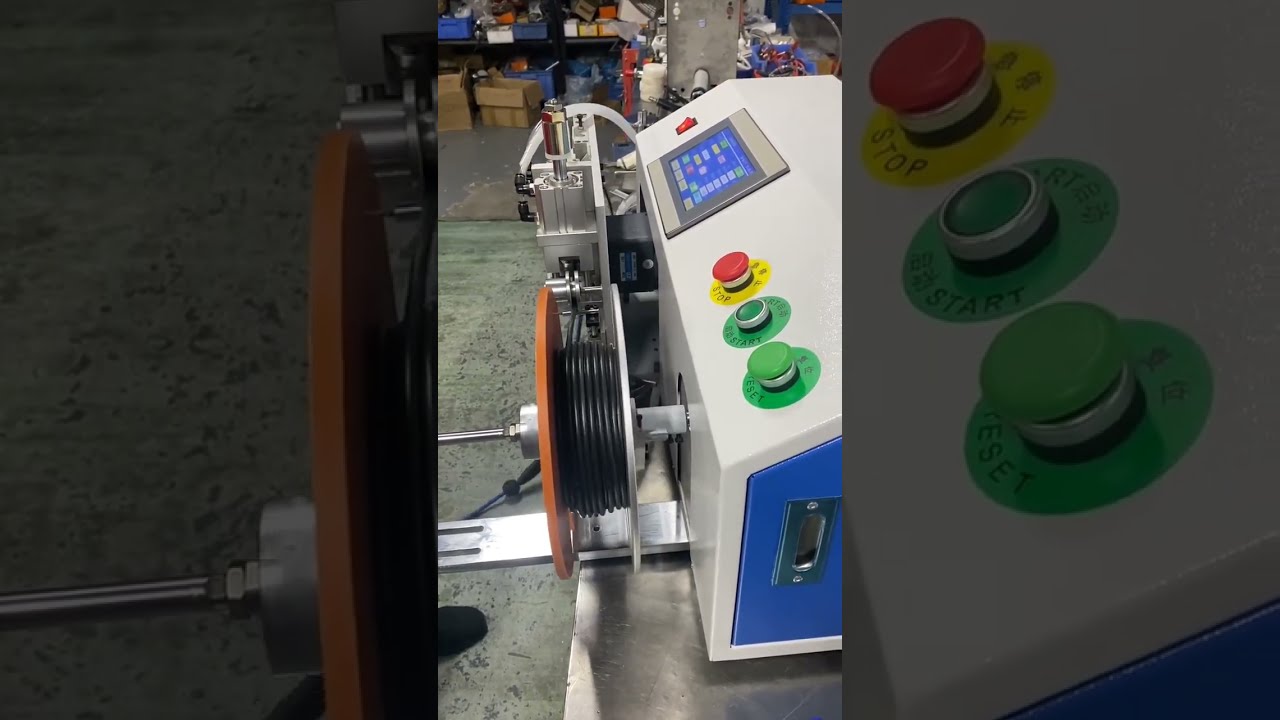 Alles-in-één machine: automatisch tellen, sorteren, knippen, wikkelen & oprollen van draad – precisiegegarandeerd