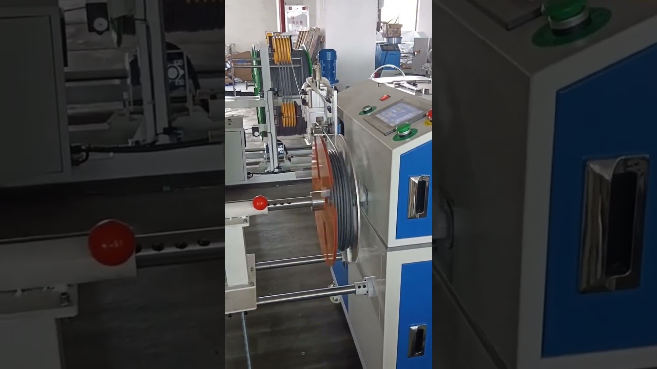 Automatische draad tel-, snij- en oprolmachine met 500kg afrolstand voor 1mm draad