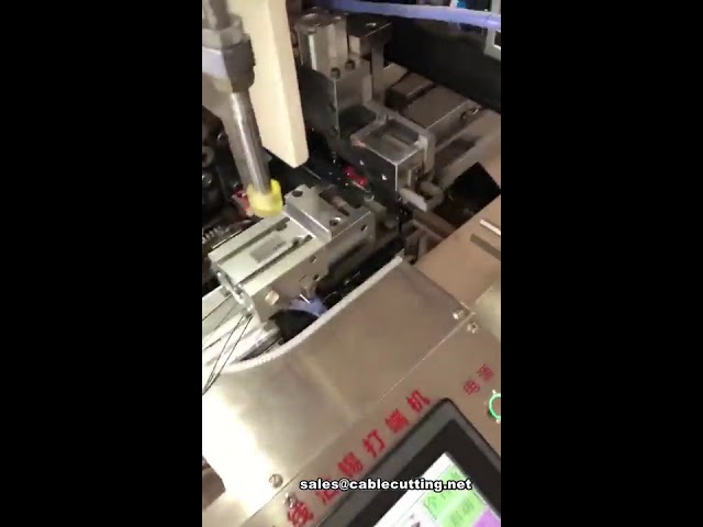 Automatische 5-draads terminalkrimp- en tippmachine | Efficiënte draadverwerking