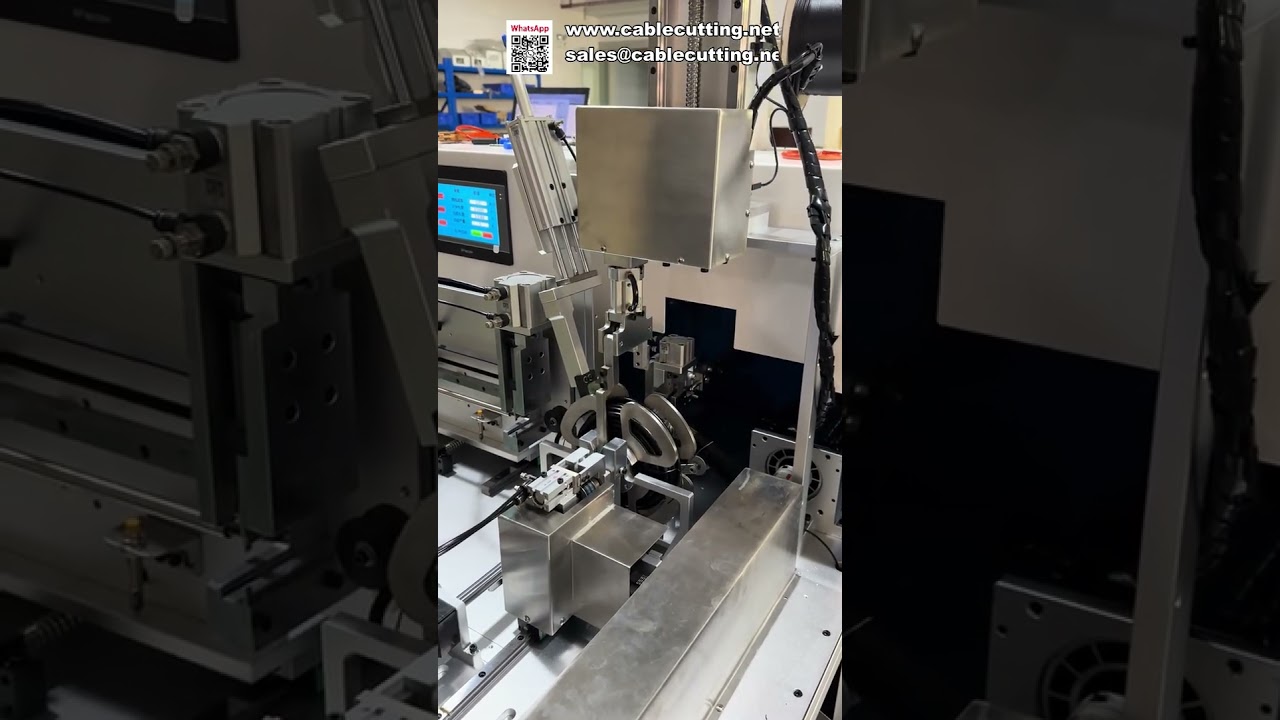 Volledig geautomatiseerde machine voor meter tellen, draad knippen, wikkelen en binden