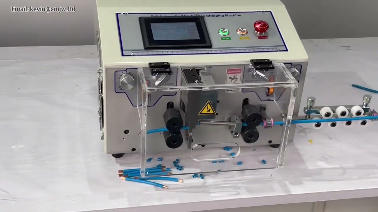 Automatische draadstripmachine met touchscreen LCD - 0-10mm², AWG2-8, model SWT508 JE/JE2