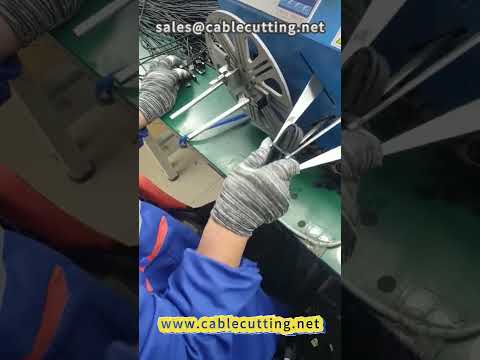 Automatische siliconenspiraal opwindmachine | Datakabel & kabelboom verwerking