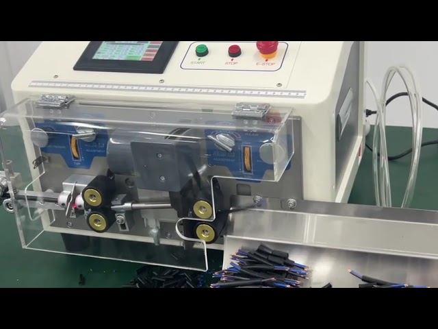Volautomatische multifunctionele kabelknip- en draadstripmachine voor industriële productie